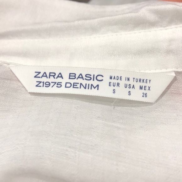 White Linen Blouse - Picture 6 of 6